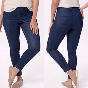 NYDJ. AMI Skinny ankle deep blue jeans. Lift Tuck Technology. Size 2. 5 …